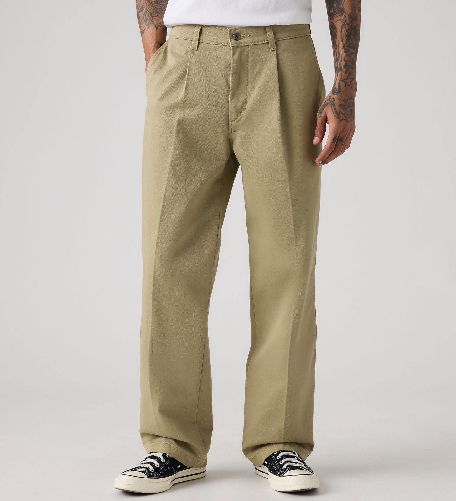 Main 5 - Levi's® Men's Loose Pleated Work Chinos - 007WB0002