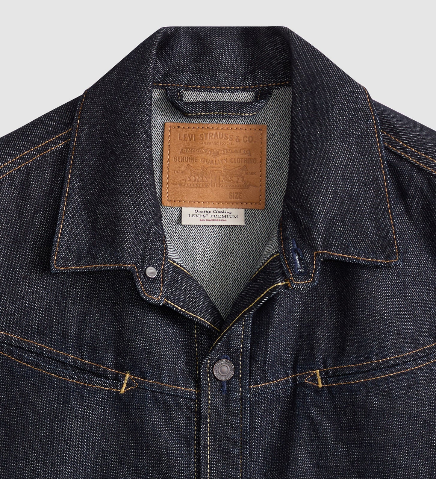 Main 6 - Levi's® Men's Market Miners Trucker Jacket - 005AD0002