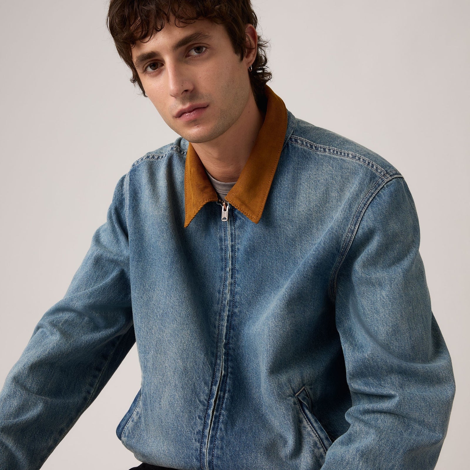 Main 4 - Levi's® Men's Mechanics Full-Zip Jacket - 005AF0003
