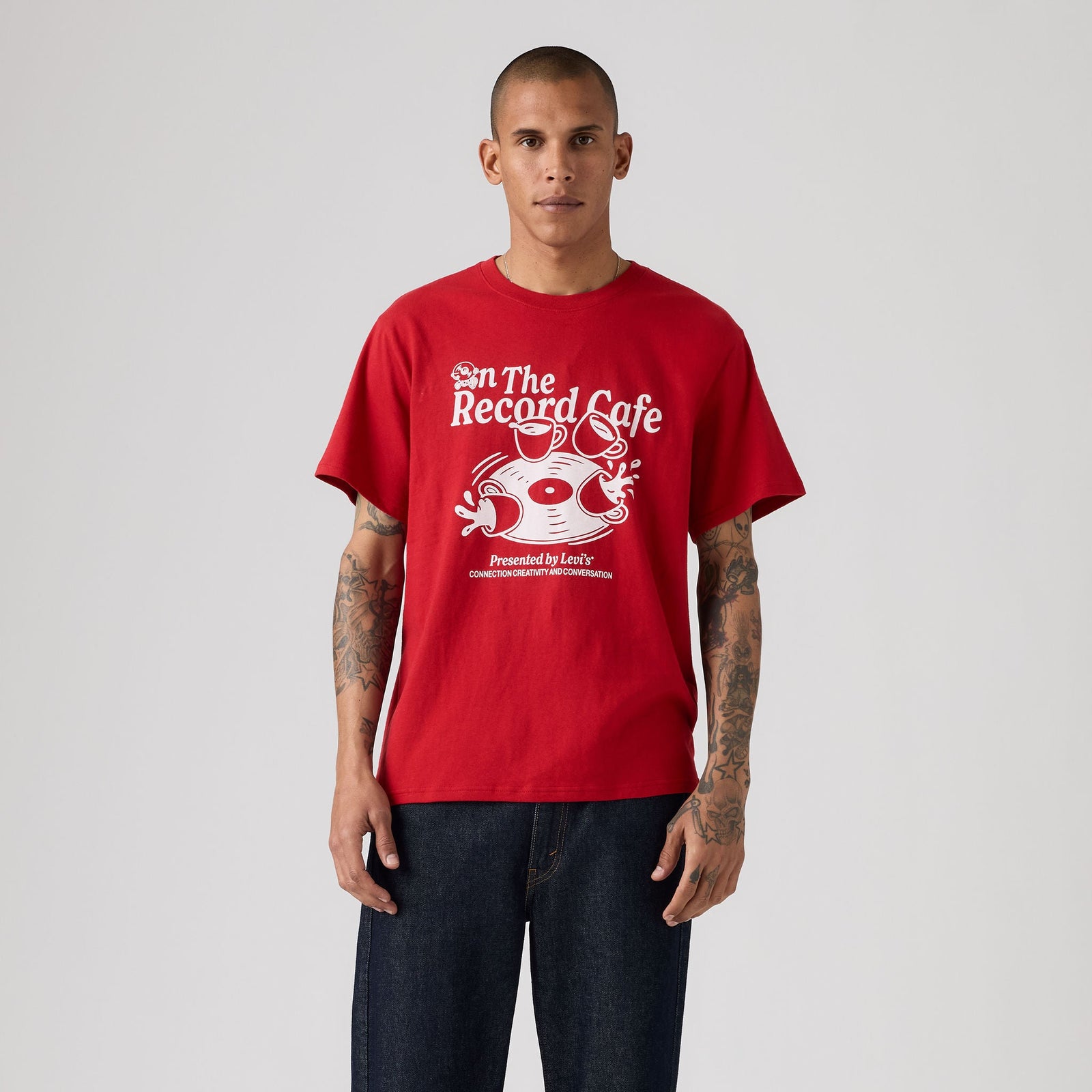 Main 4 - Levi's® Men's Relaxed Fit Short Sleeve Graphic T-Shirt - 161432620