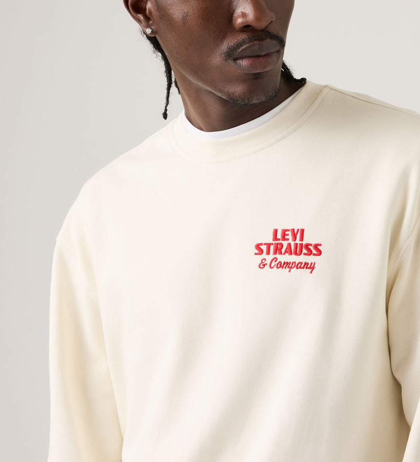 Main 4 - Levi's® Men's Relaxed Graphic Crewneck Sweatshirt - 387120475