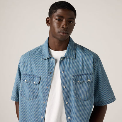 Thumbnail 4 - Levi's® Men's Short-Sleeve Boxy Western Shirt - 005H70006
