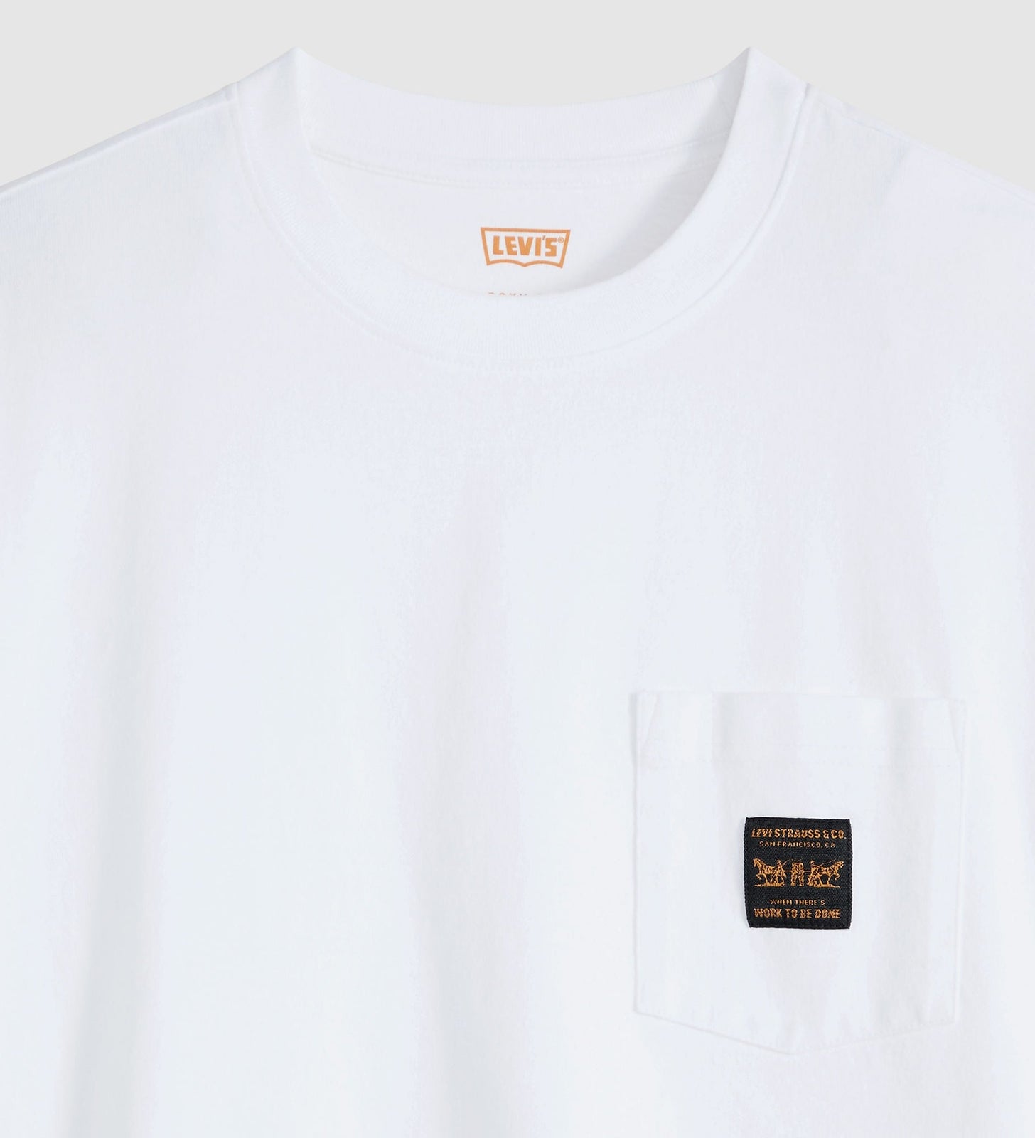 Main 6 - Levi's® Men's Short-Sleeve Workwear Pocket T-Shirt - 008AB0008