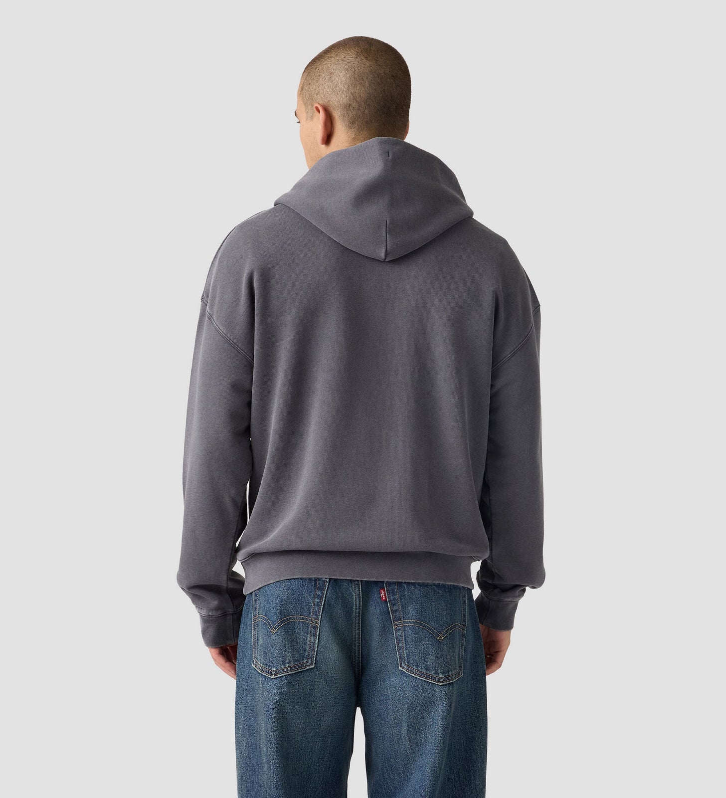 Main 2 - Levi's® Men's Two Horse Cropped Hoodie - 003R10019
