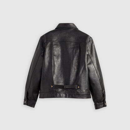 Thumbnail 3 - Levi's® Men's Type I Leather Jacket - 005PT0001
