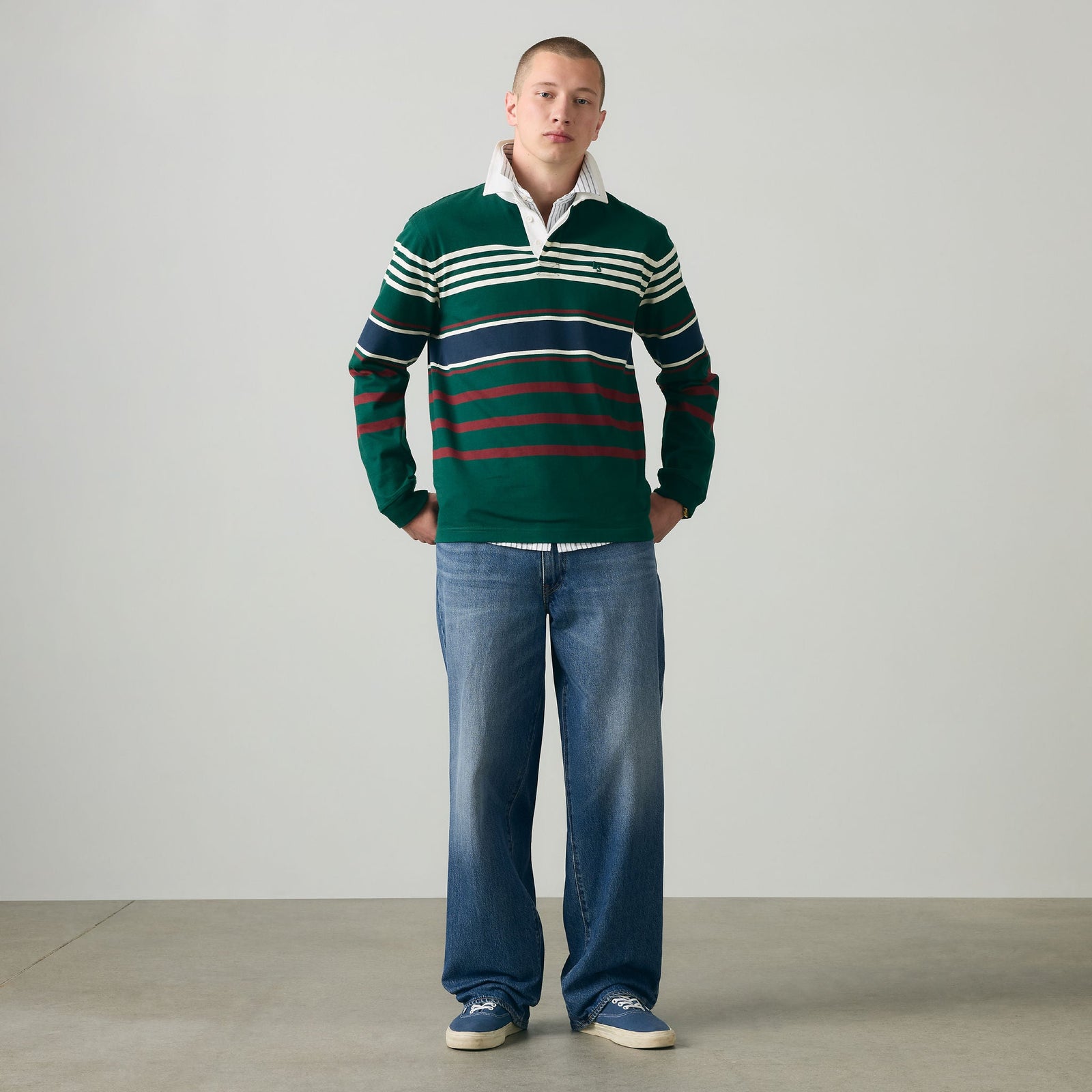 Main 4 - Levi's® Men's Union Rugby Shirt - A48450038