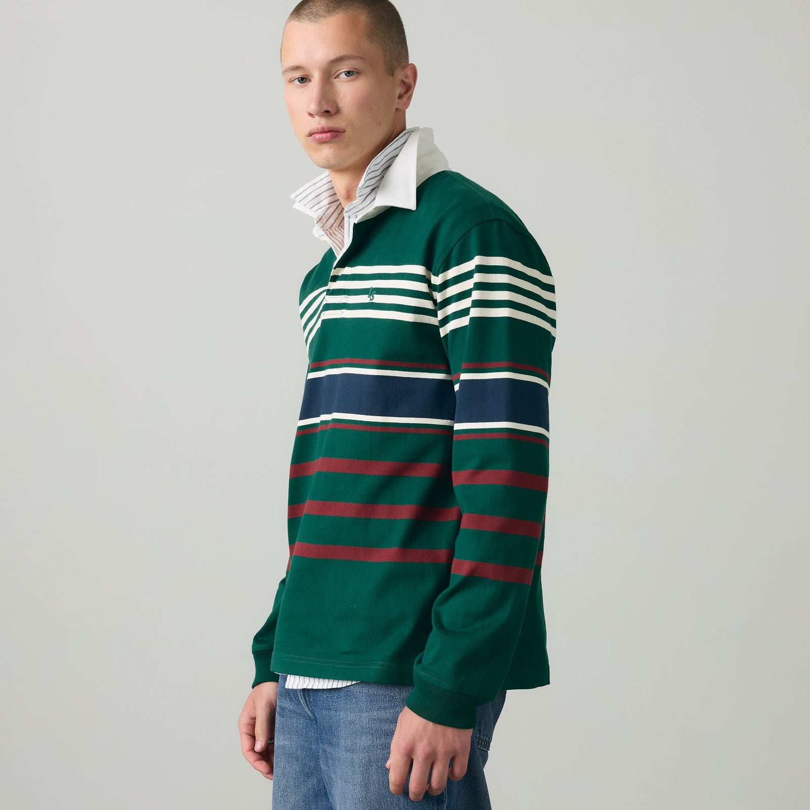 Main 5 - Levi's® Men's Union Rugby Shirt - A48450038