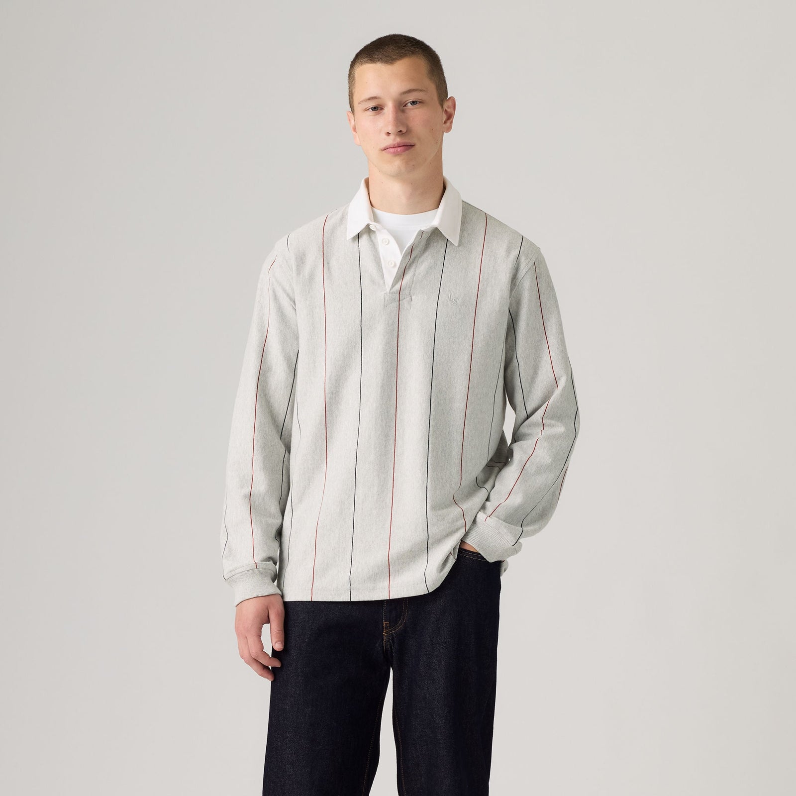 Main 3 - Levi's® Men's Union Rugby Shirt - A48450039