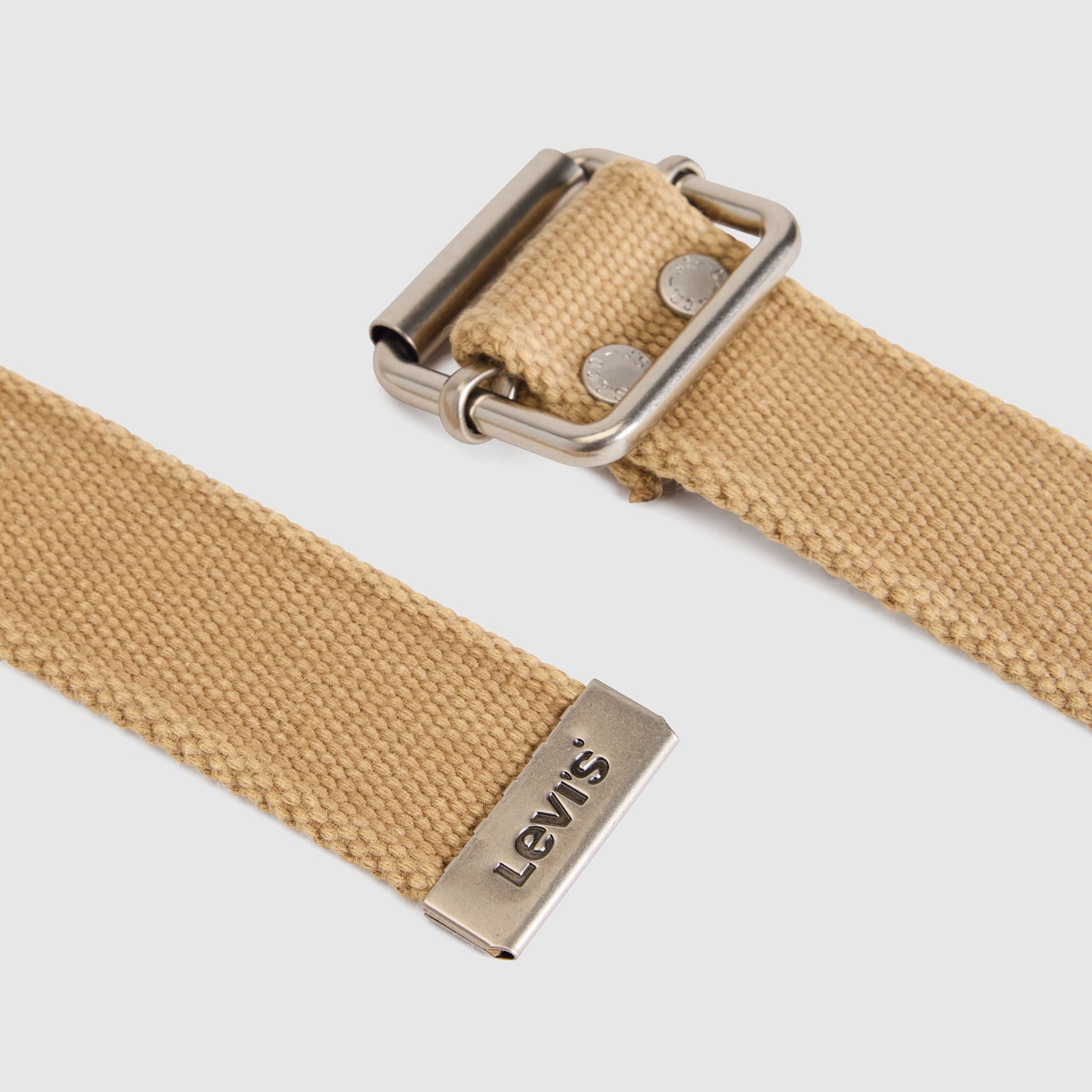 Main 4 - Levi's® Men's Washed Down Cotton Web Belt - 005DF0002