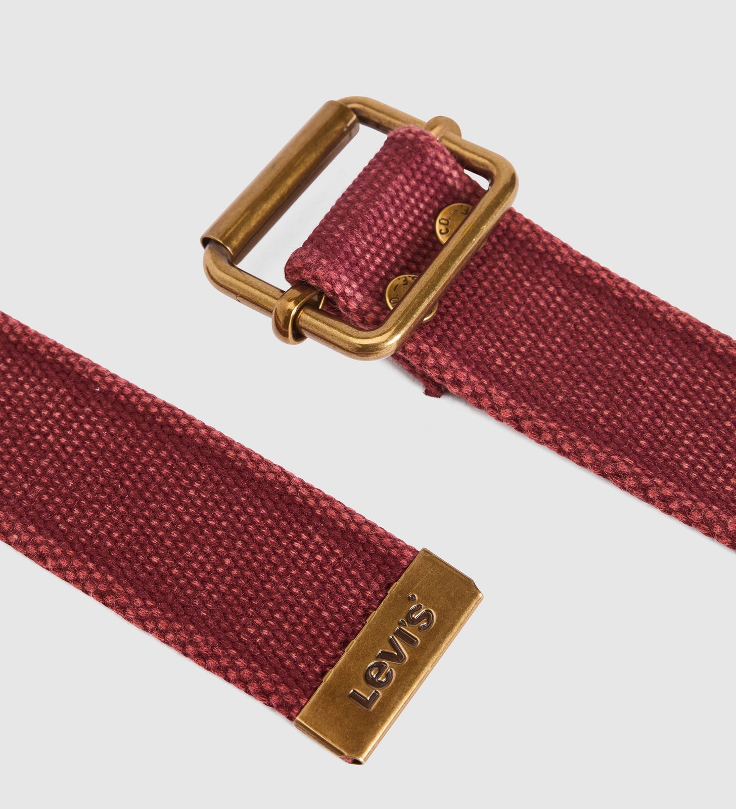 Main 4 - Levi's® Men's Washed Down Cotton Web Belt - 005DF0003