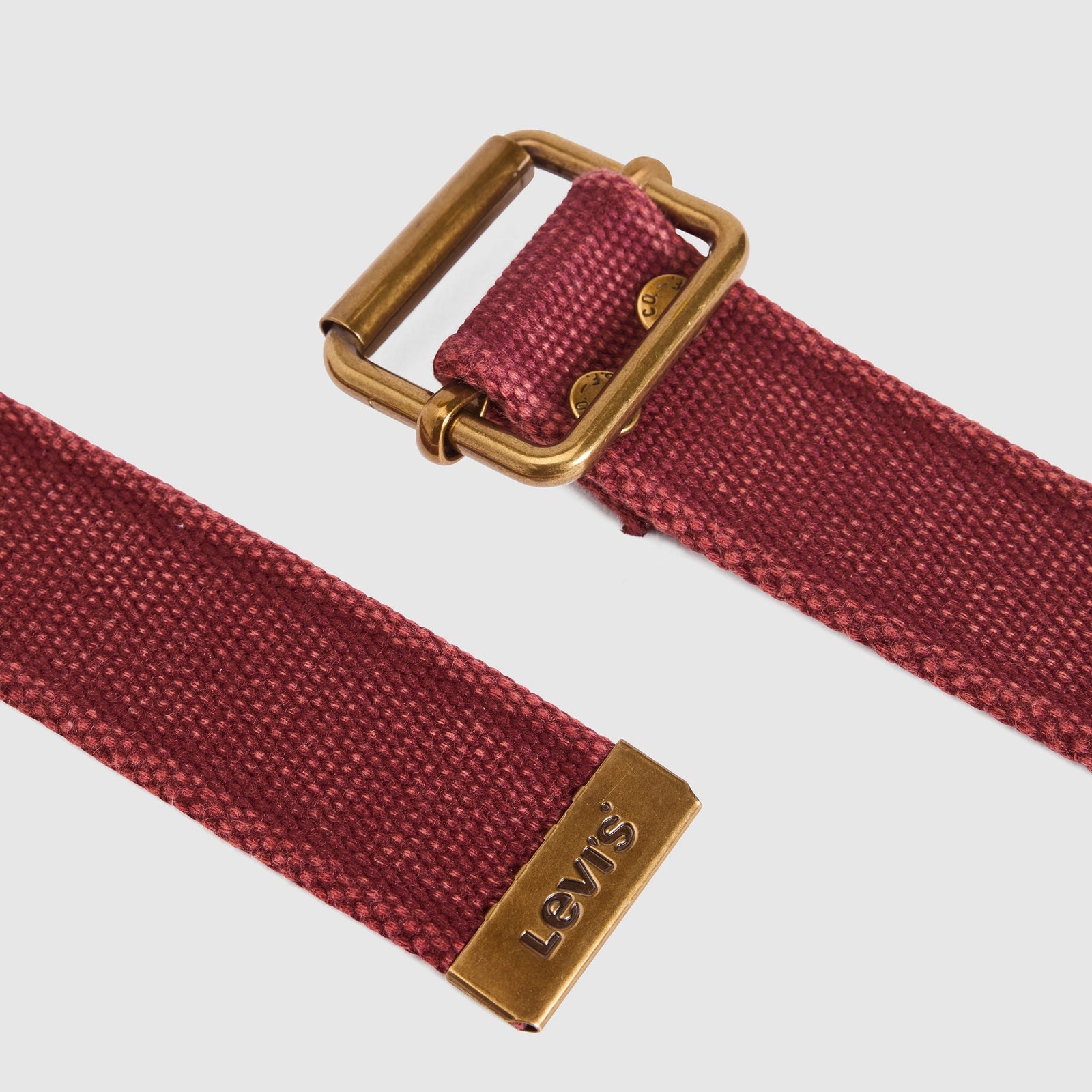 Main 4 - Levi's® Men's Washed Down Cotton Web Belt - 005DF0003