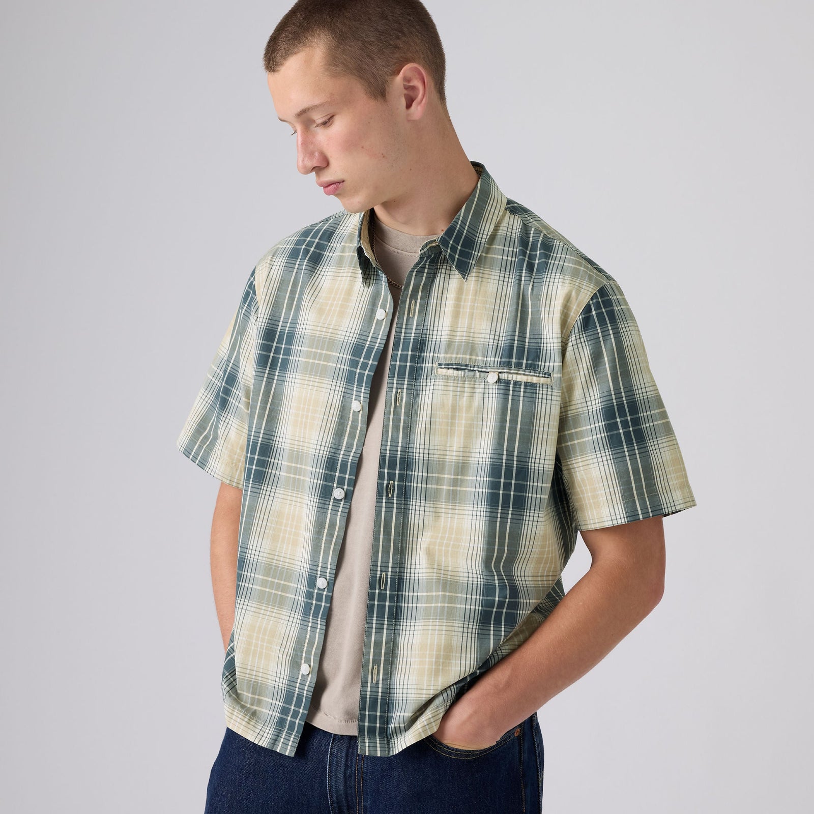 Main 1 - Levi's® Men's Zandt Boxy Shirt - 003NV0006