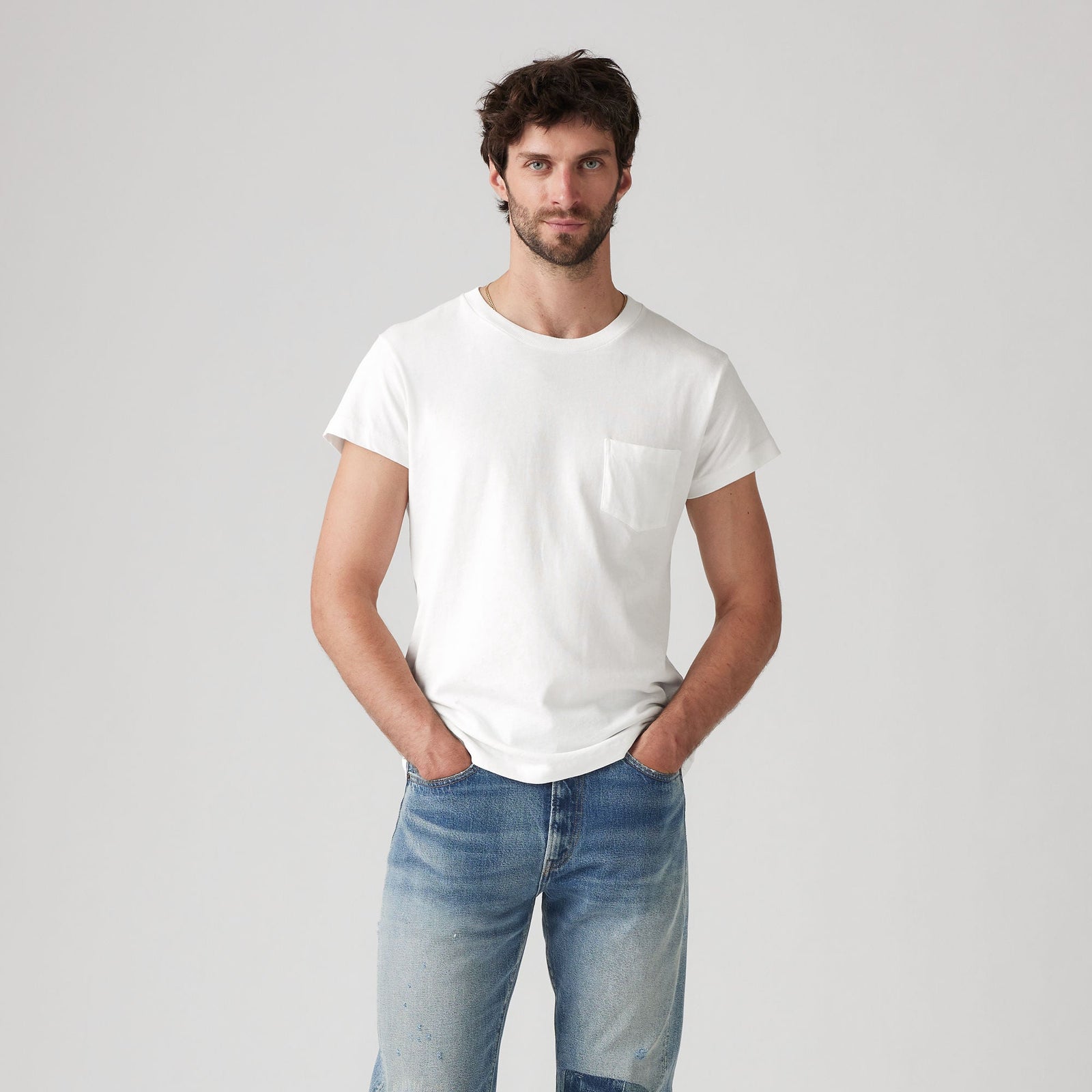 Main 3 - Levi's® Vintage Clothing Men's 1950s Sportswear T-Shirt SCL - 