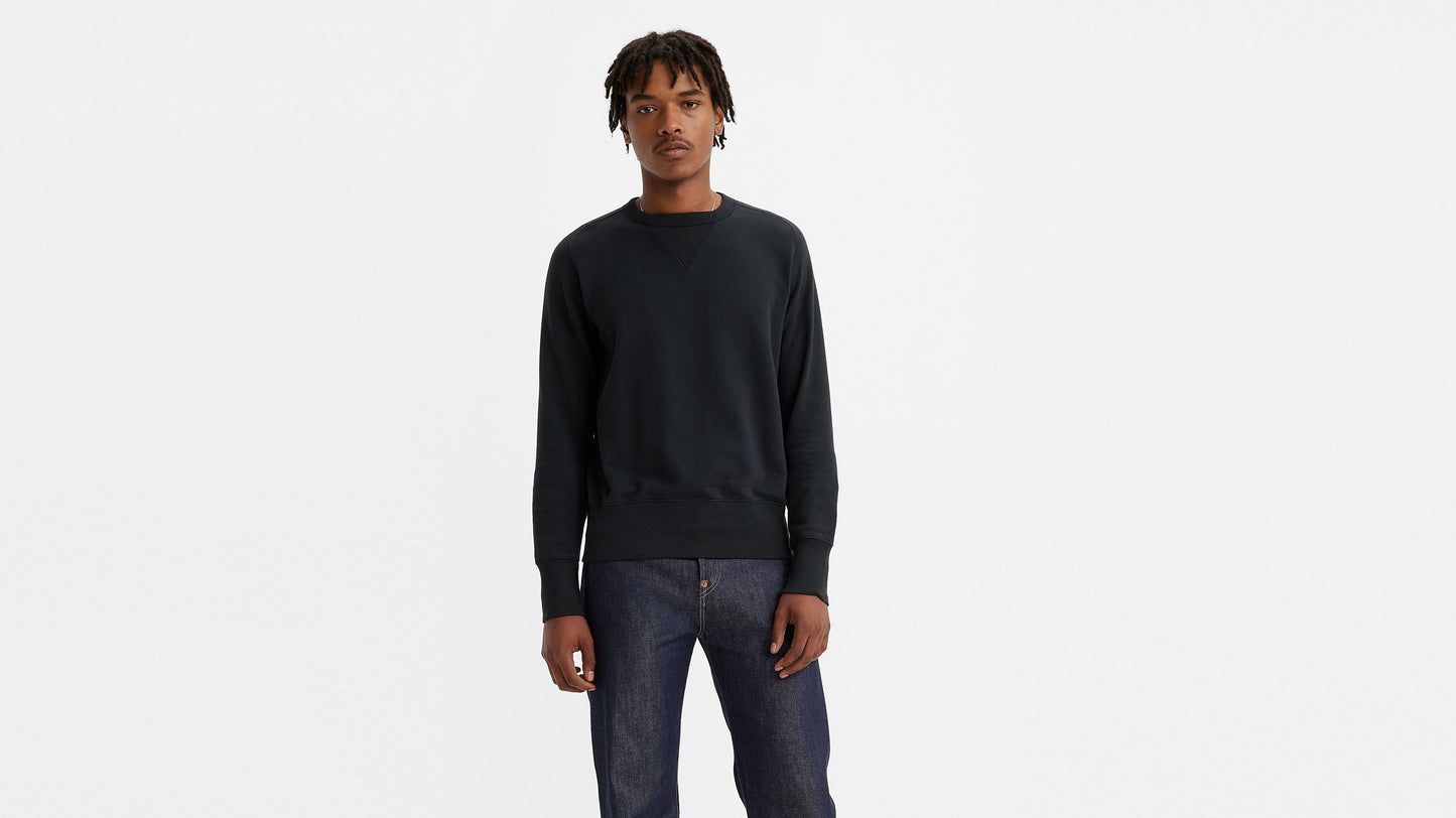 Men's Bay Meadows Sweatshirt in Black – Classic Crew