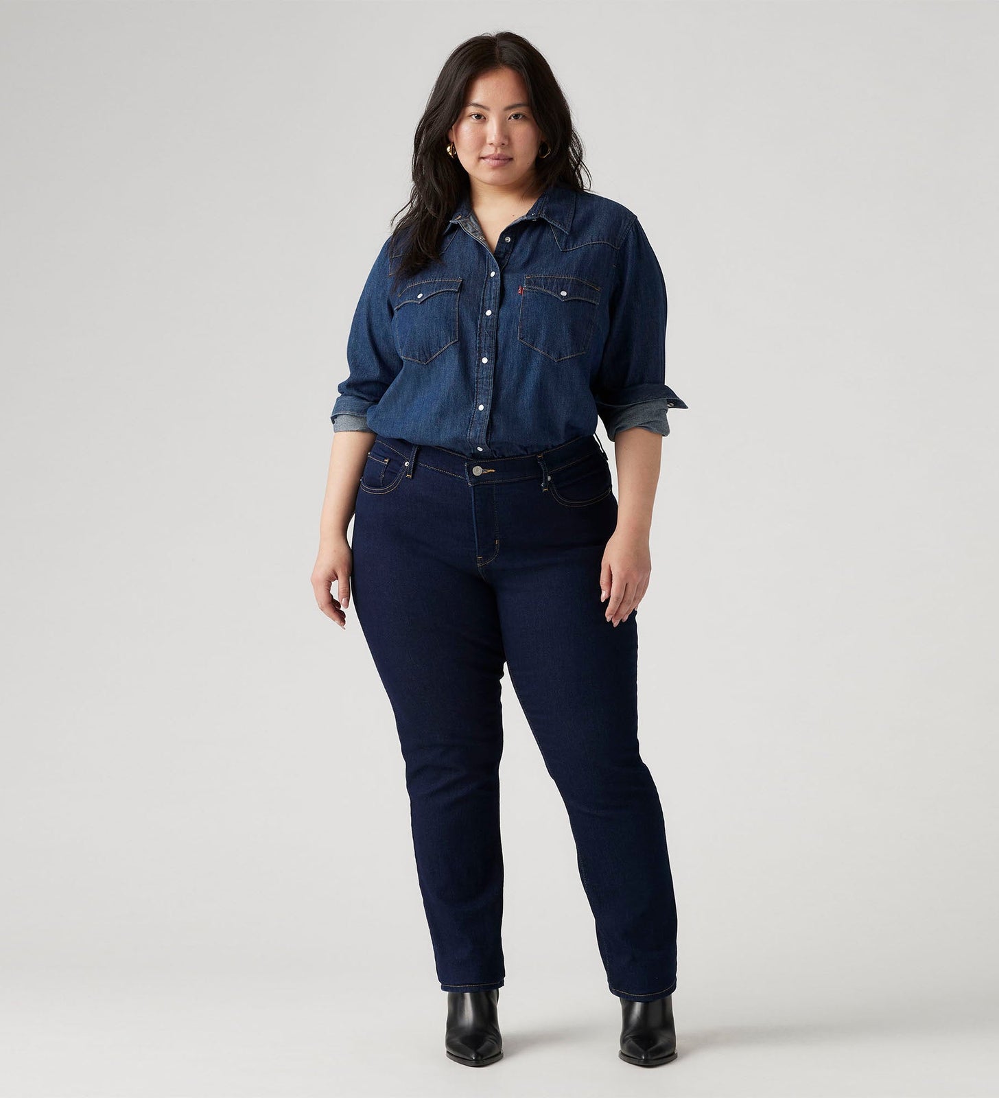 Main 1 - Levi’s® Women's 314 Shaping Straight Jeans (Plus Size) - 196410003