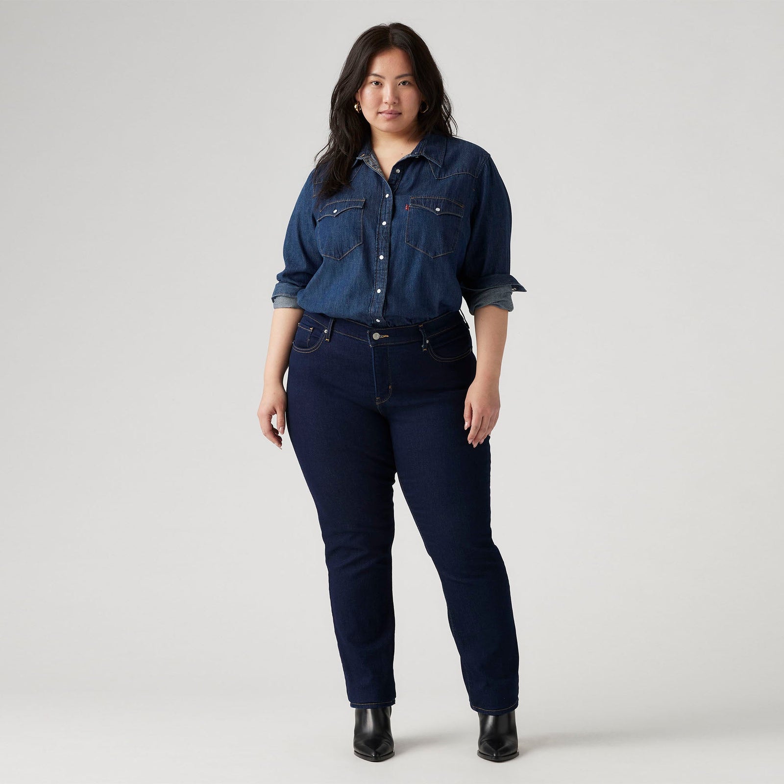 Main 1 - Levi’s® Women's 314 Shaping Straight Jeans (Plus Size) - 196410003
