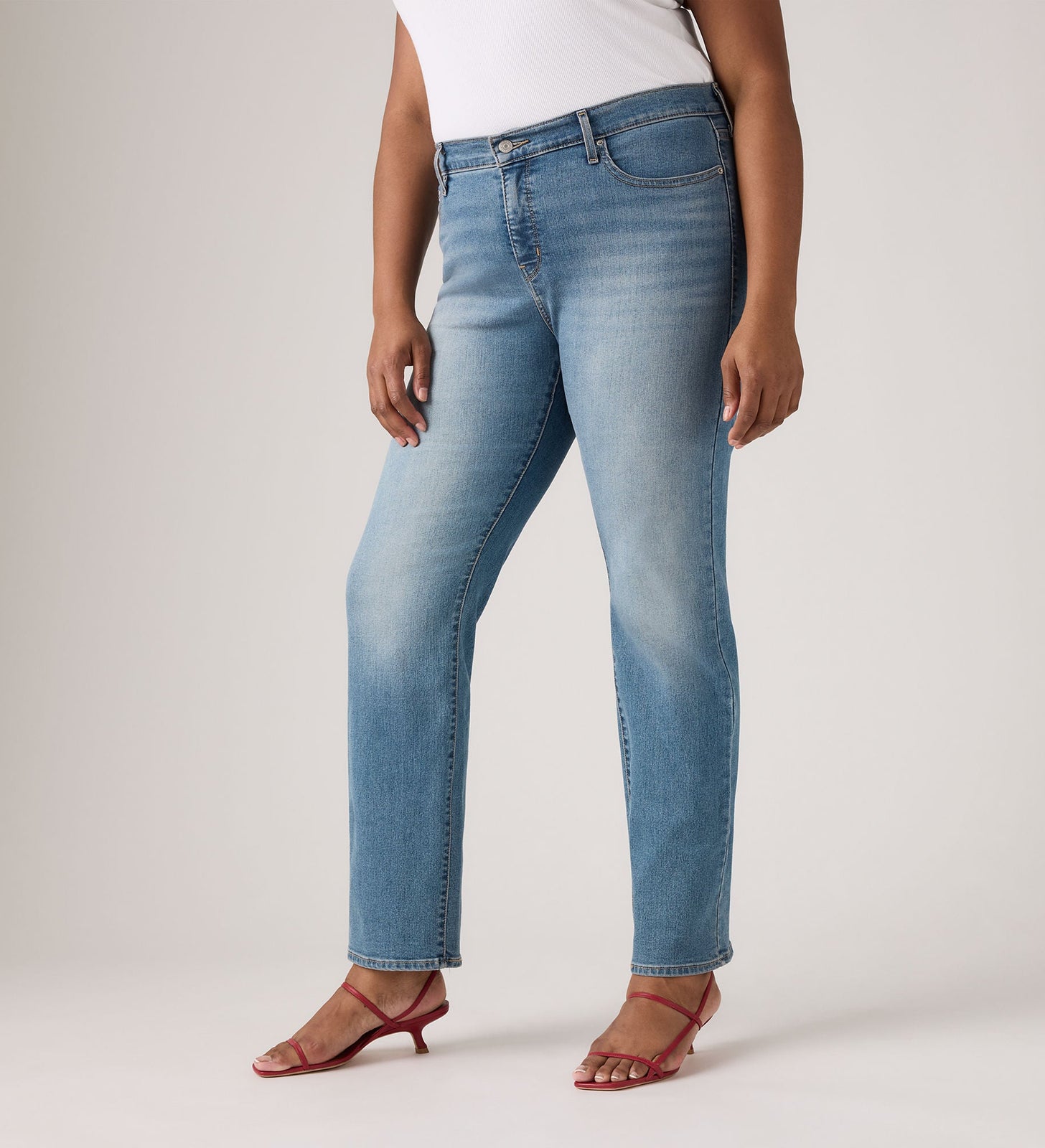 Main 5 - Levi's® Women's 314 Shaping Straight Jeans (Plus Size) - 196410062