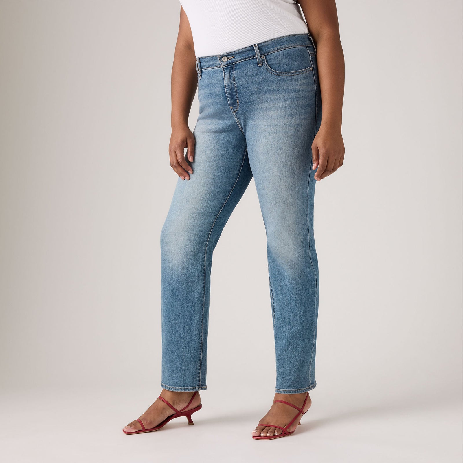 Main 5 - Levi's® Women's 314 Shaping Straight Jeans (Plus Size) - 196410062