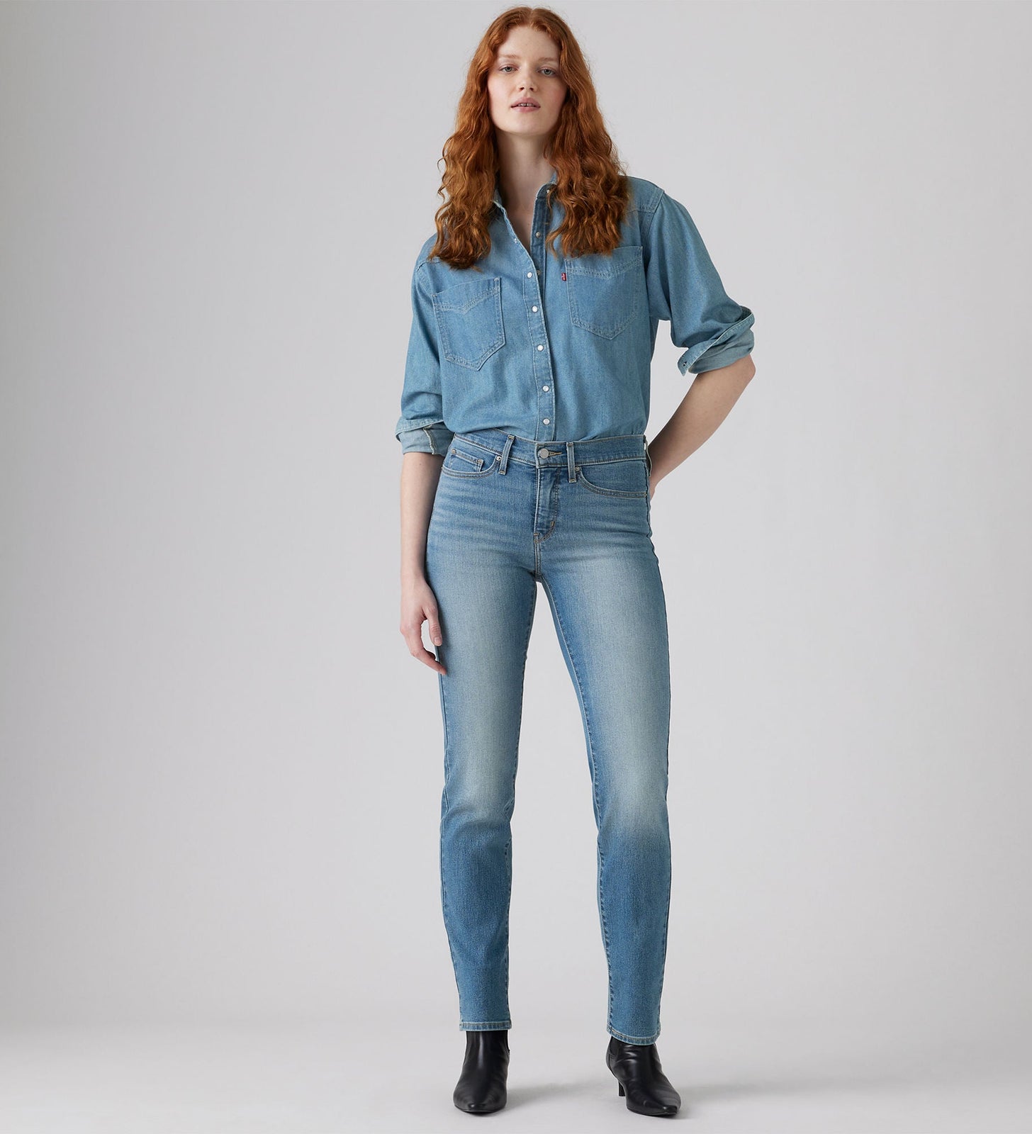 Main 4 - Levi's® Women's 314 Shaping Straight Jeans - 196310279