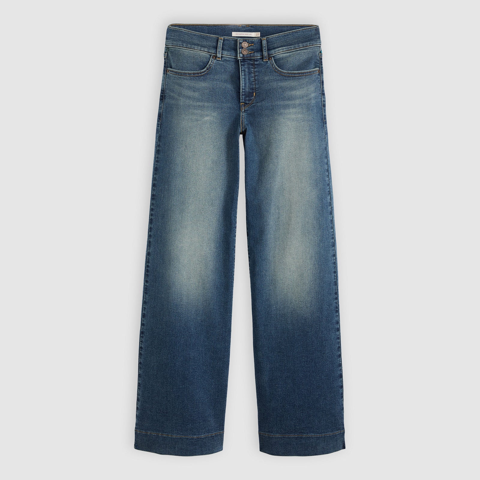 Main 6 - Levi's® Women's 318 Tailored Wide-Leg Jeans - 0081C0001