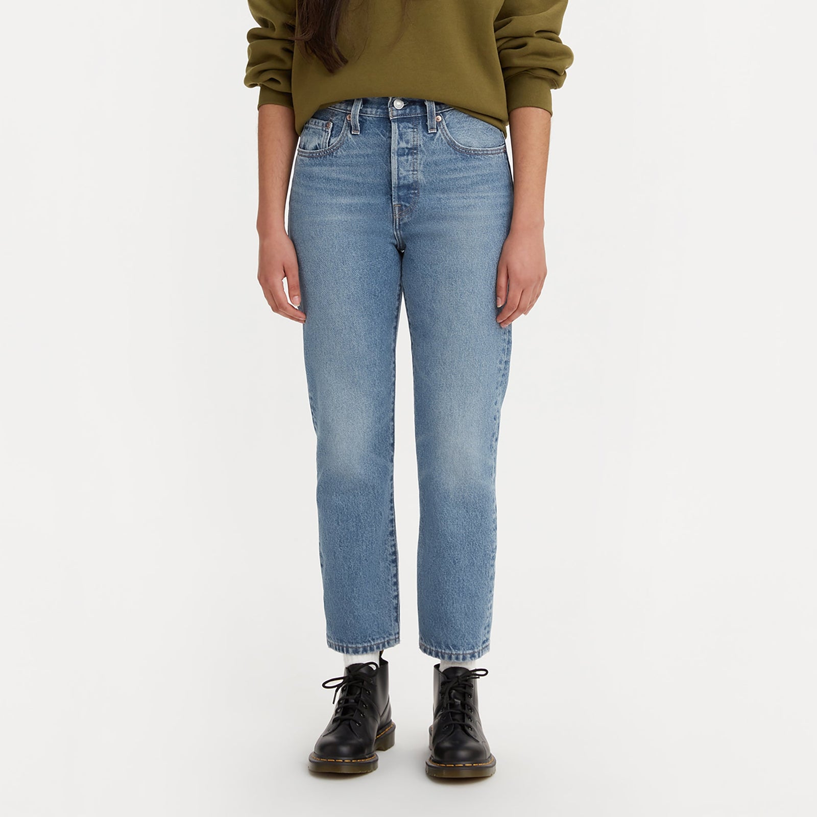 Main 1 - Levi's® Women's 501® Original Cropped Jeans SCL - 