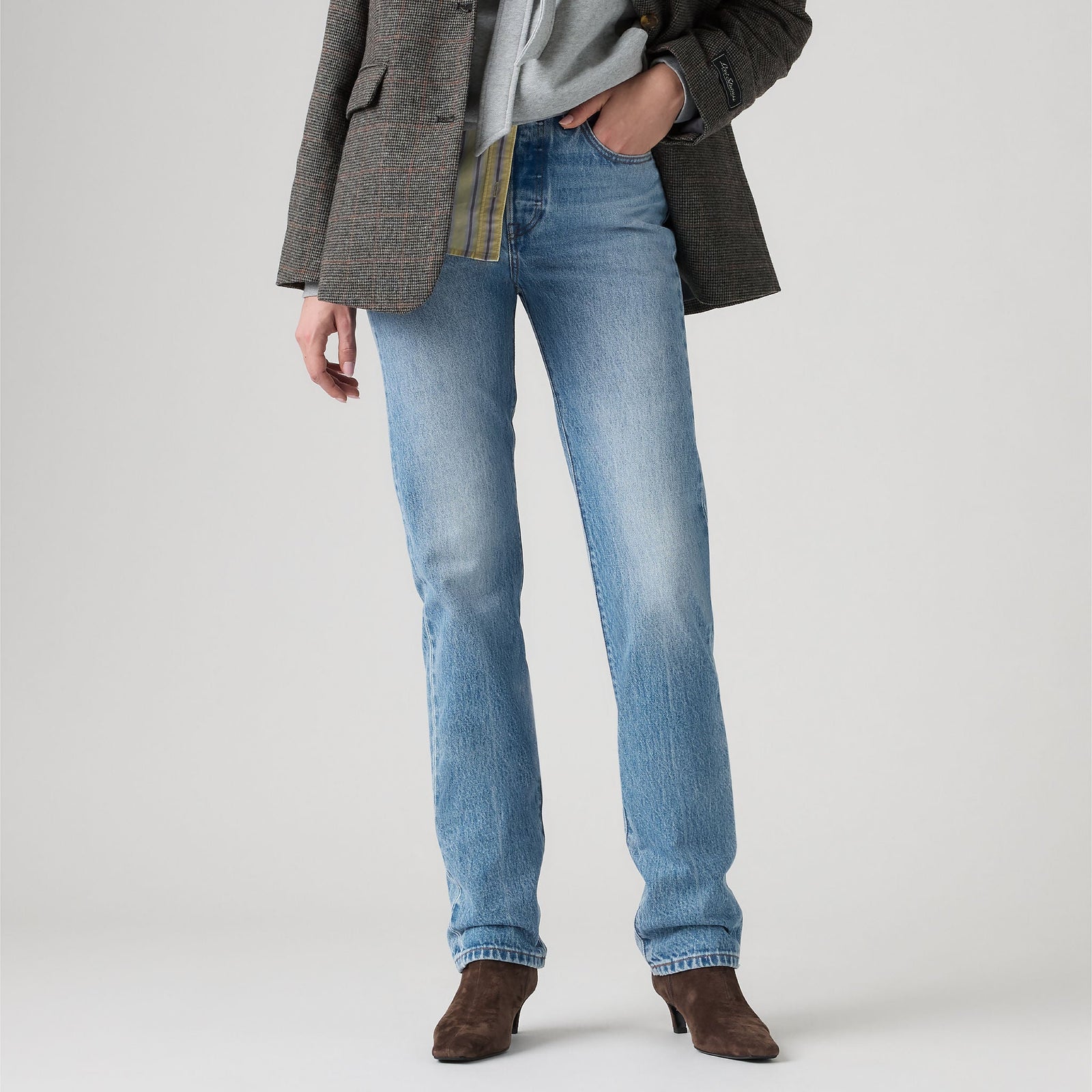 Main 5 - Levi's® Women's 501® Original Selvedge Jeans - 125010665