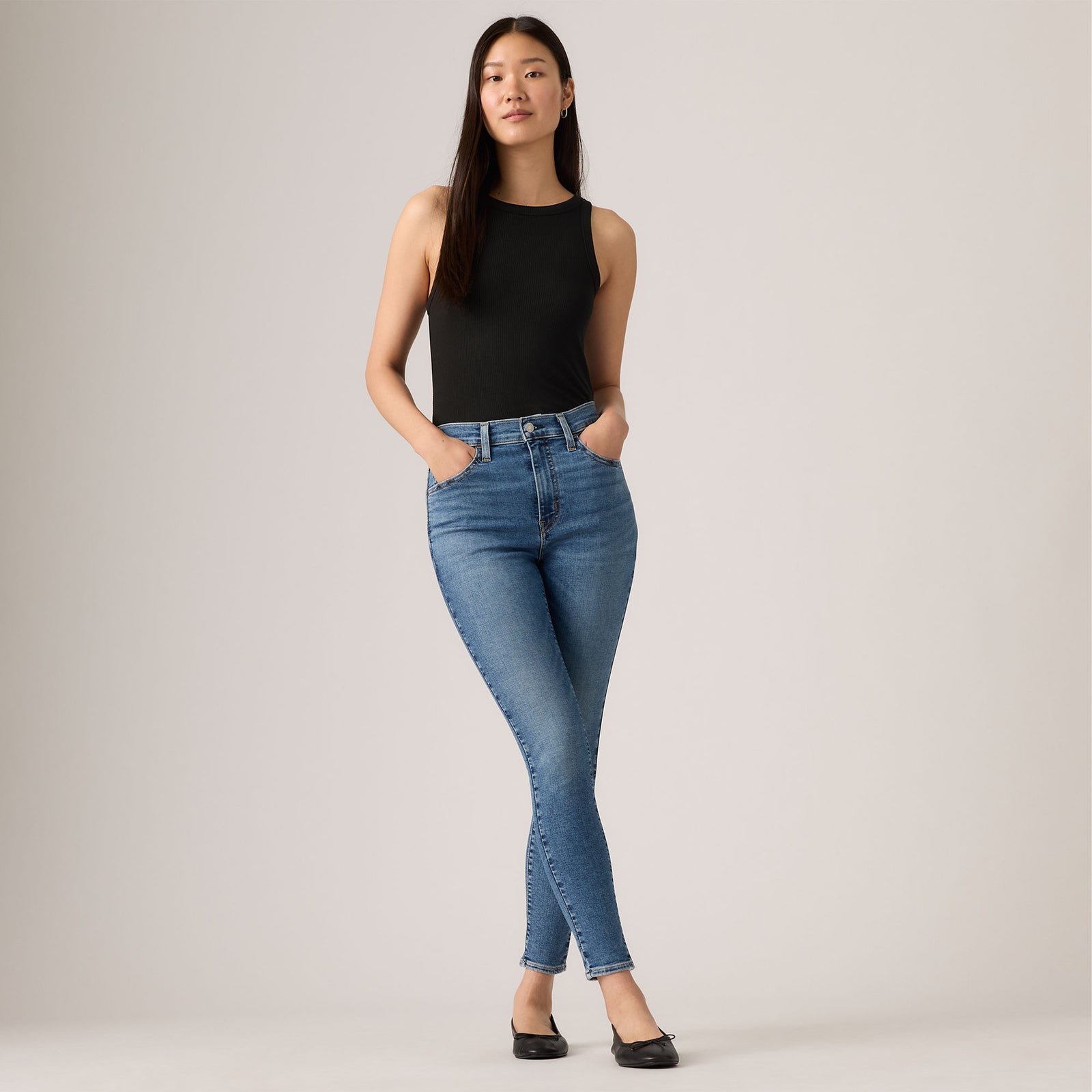 Main 4 - Levi's® Women's 720 High-Rise Super Skinny Jeans - 527970396