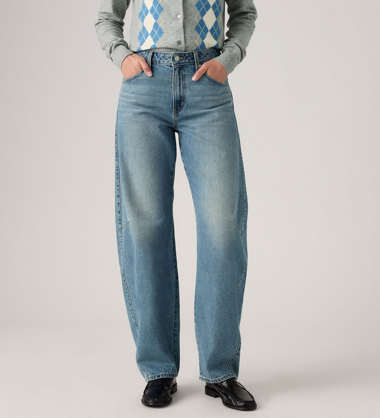 Main 5 - Levi's® Women's Baggy Dad Barrel Jeans - 0039A0002