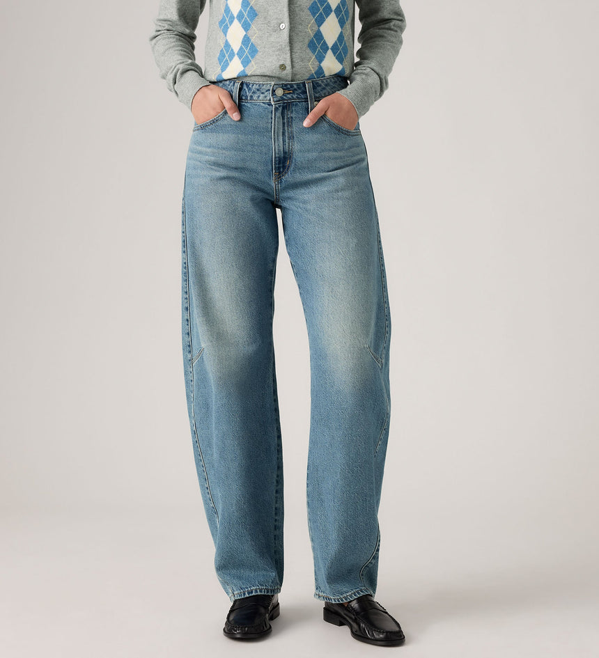 Main 5 - Levi's® Women's Baggy Dad Barrel Jeans - 0039A0002