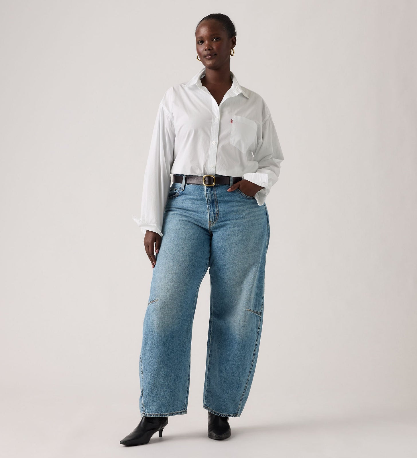 Main 6 - Levi's® Women's Baggy Dad Barrel Jeans - 0039A0002