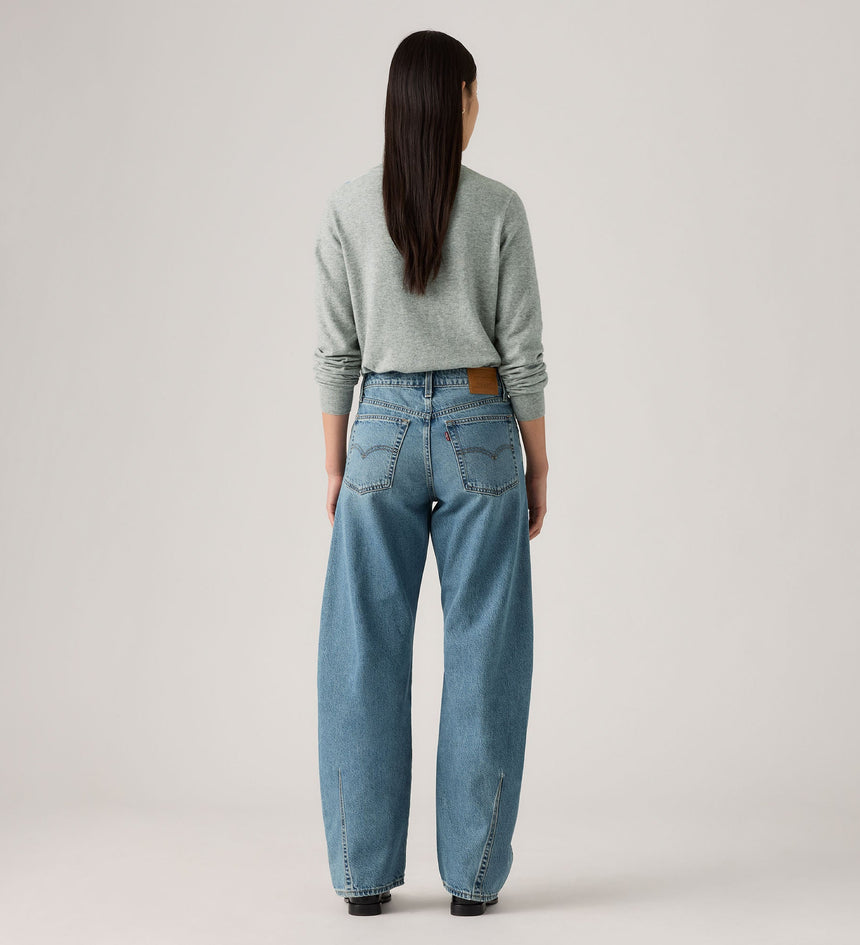 Main 2 - Levi's® Women's Baggy Dad Barrel Jeans - 0039A0002