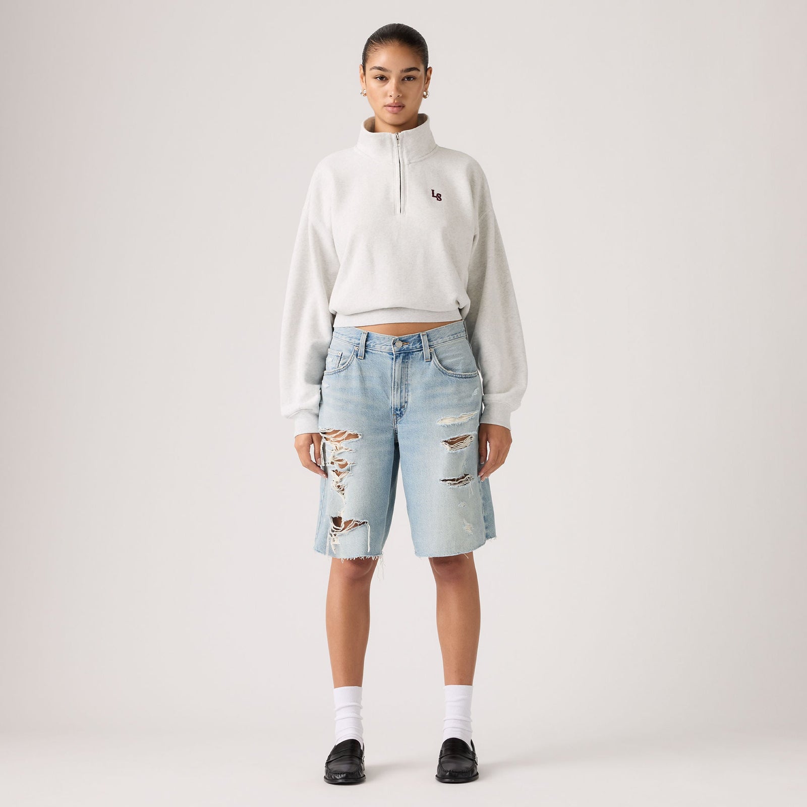 Main 3 - Levi's® Women's Baggy Dad Jorts - 000MJ0011