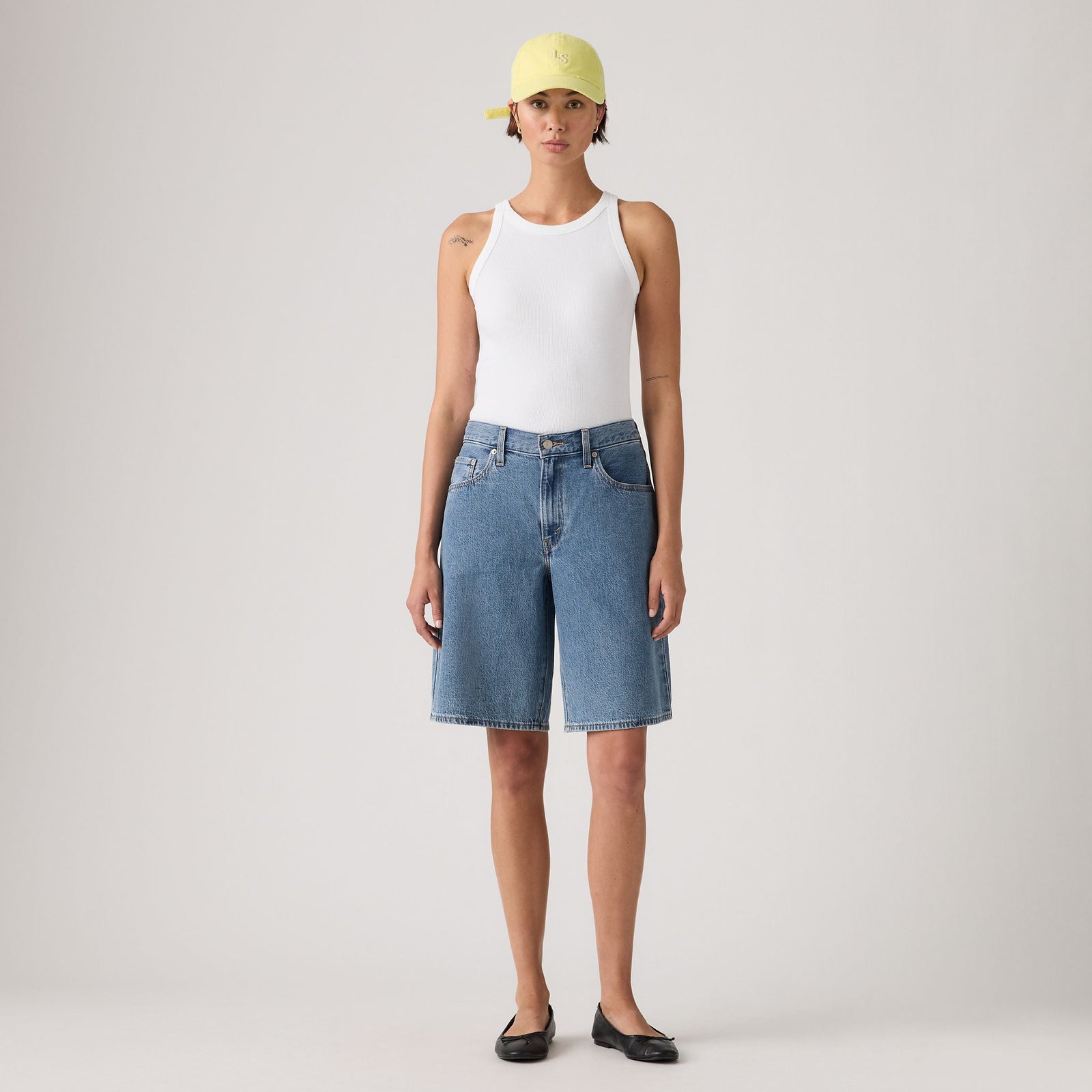 Main 3 - Levi's® Women's Baggy Dad Jorts - 000MJ0016