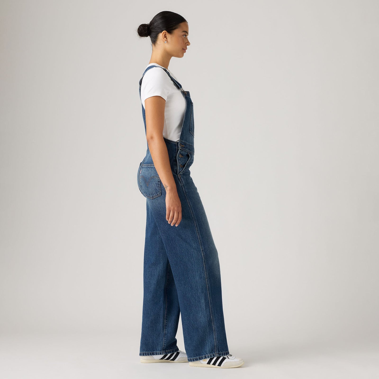 Main 3 - Levi's® Women's Baggy Overalls - 000UG0007