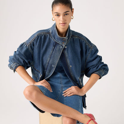 Thumbnail 3 - Levi's® Women's Blouson Trucker Jacket - 005NQ0001