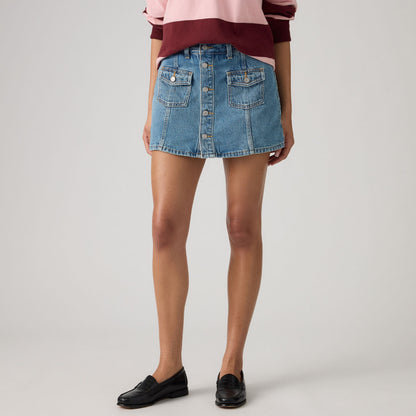 Thumbnail 5 - Levi's® Women's Button Front Skort - 005NA0000