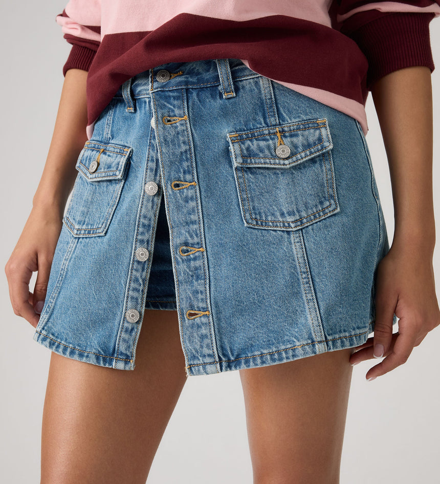 Main 6 - Levi's® Women's Button Front Skort - 005NA0000