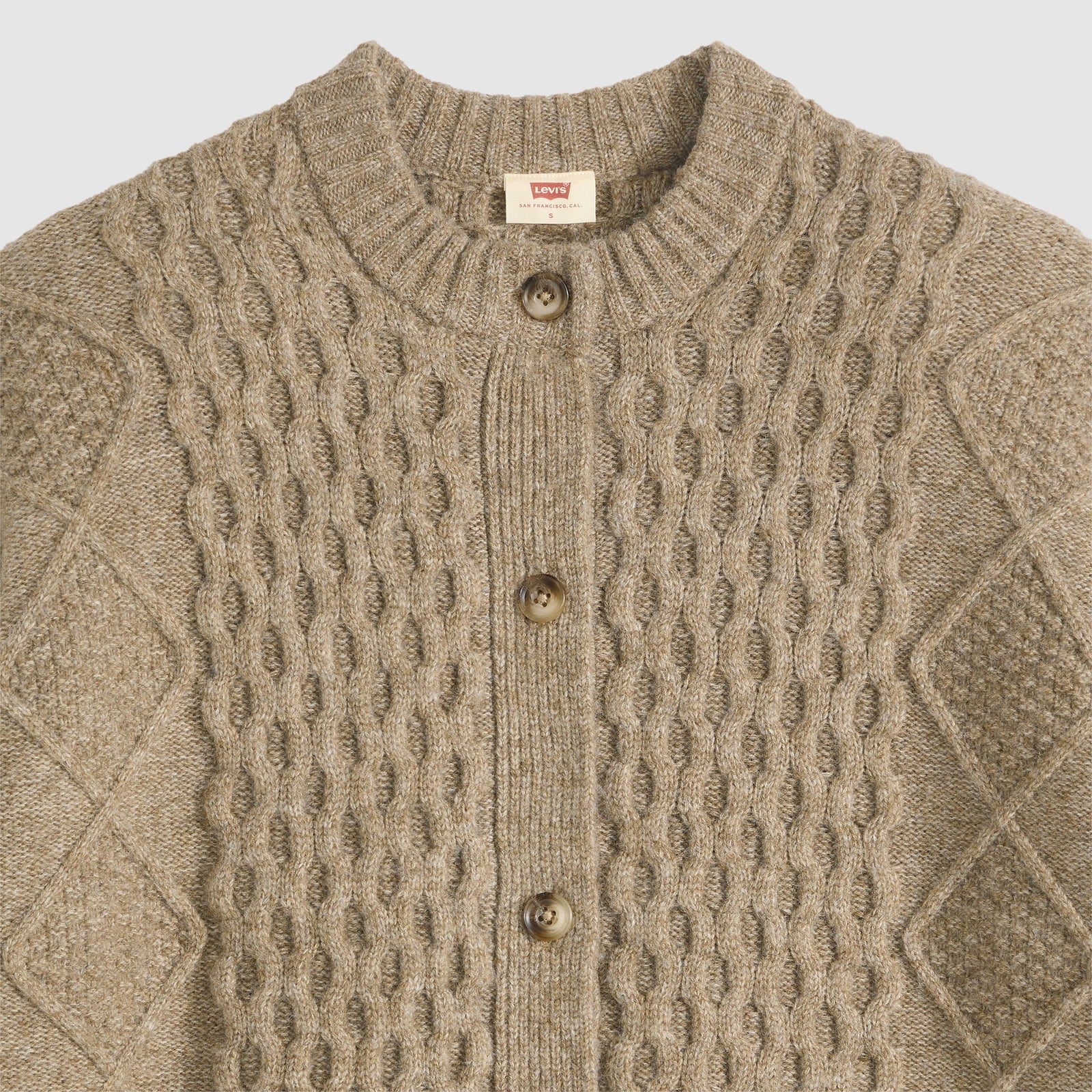 Main 6 - Levi's® Women's Charlotte Crewneck Cardigan - 007VG0004