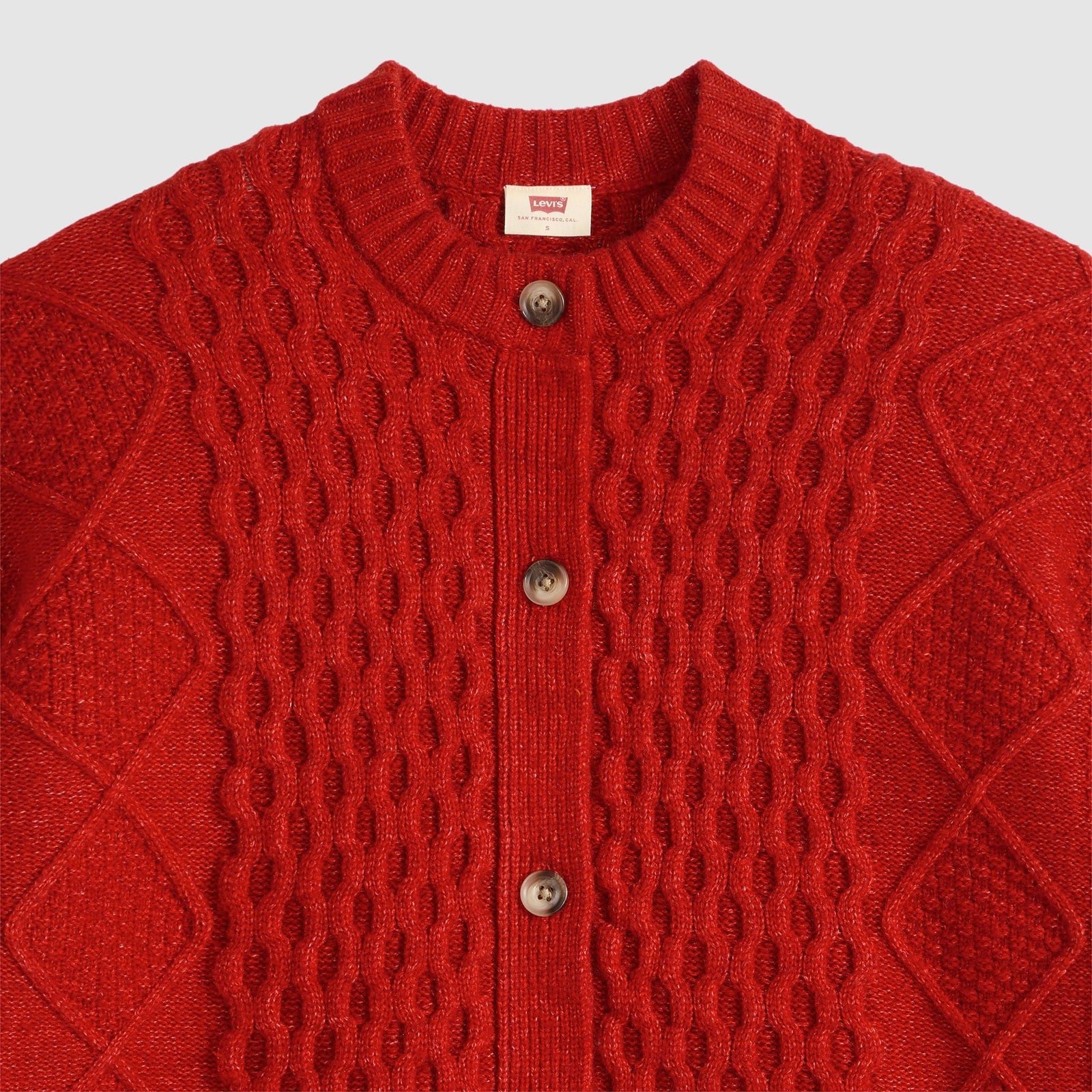 Main 5 - Levi's® Women's Charlotte Crewneck Cardigan - 007VG0010