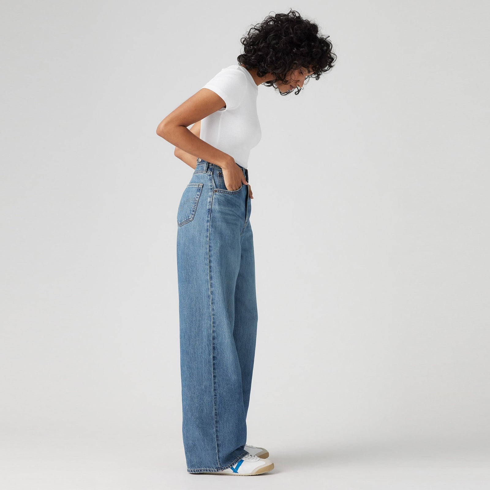 Main 3 - Levi's® Women's Cinch Baggy Jeans - 001UP0002