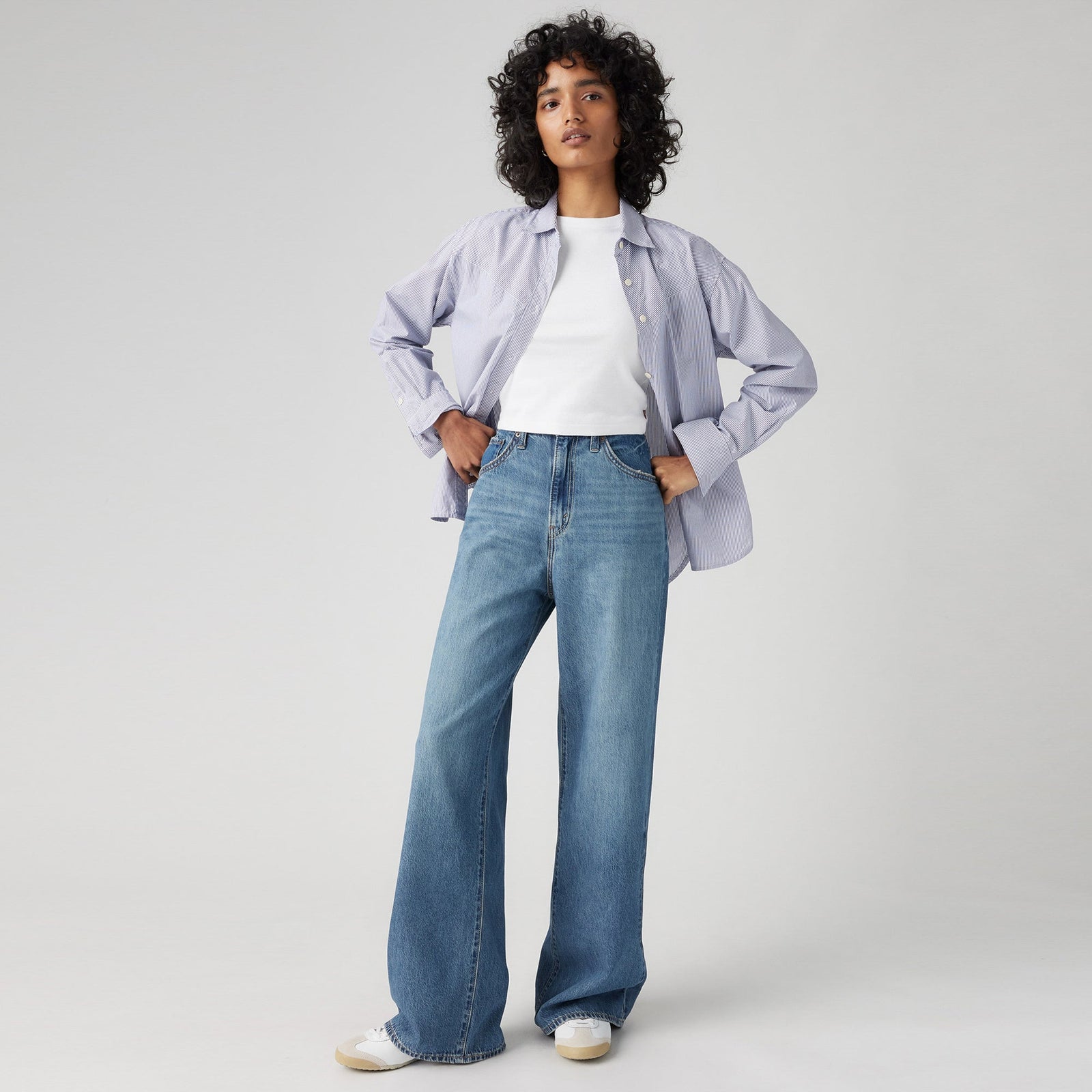 Main 4 - Levi's® Women's Cinch Baggy Jeans - 001UP0002