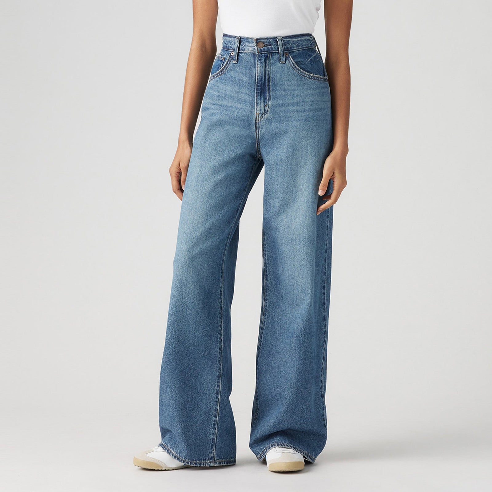 Main 6 - Levi's® Women's Cinch Baggy Jeans - 001UP0002