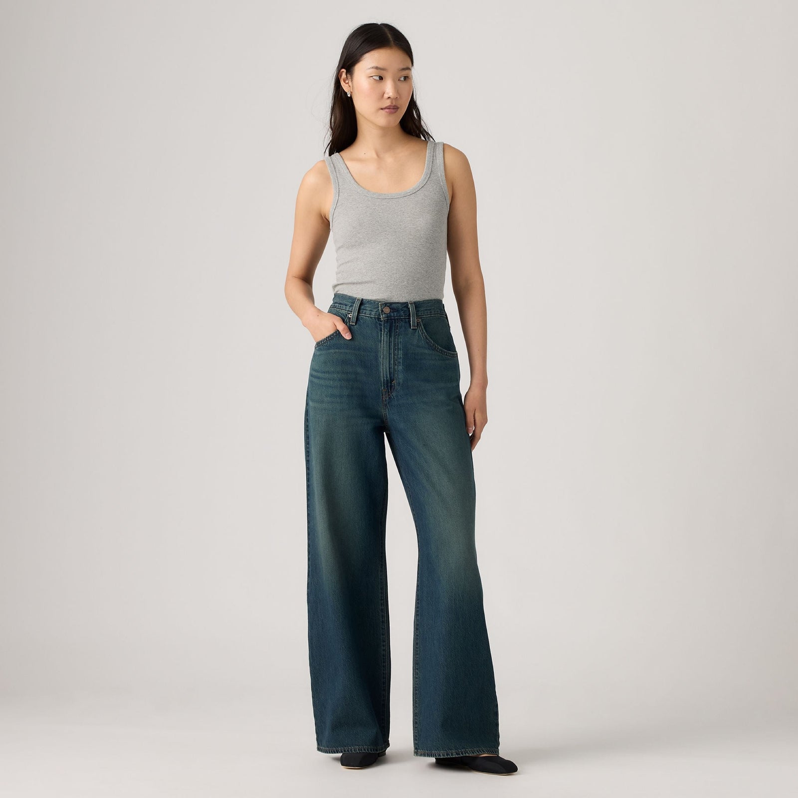 Main 3 - Levi's® Women's Cinch Baggy Jeans - 001UP0044