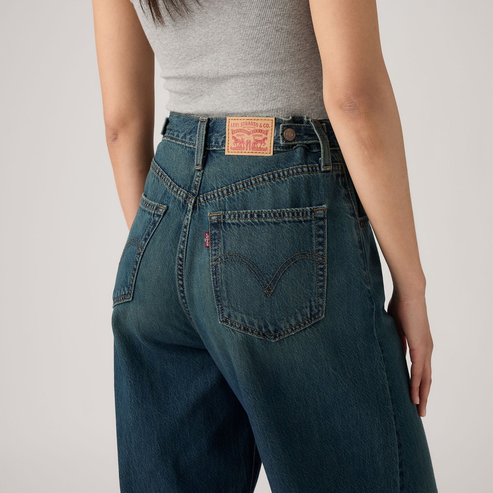 Main 7 - Levi's® Women's Cinch Baggy Jeans - 001UP0044