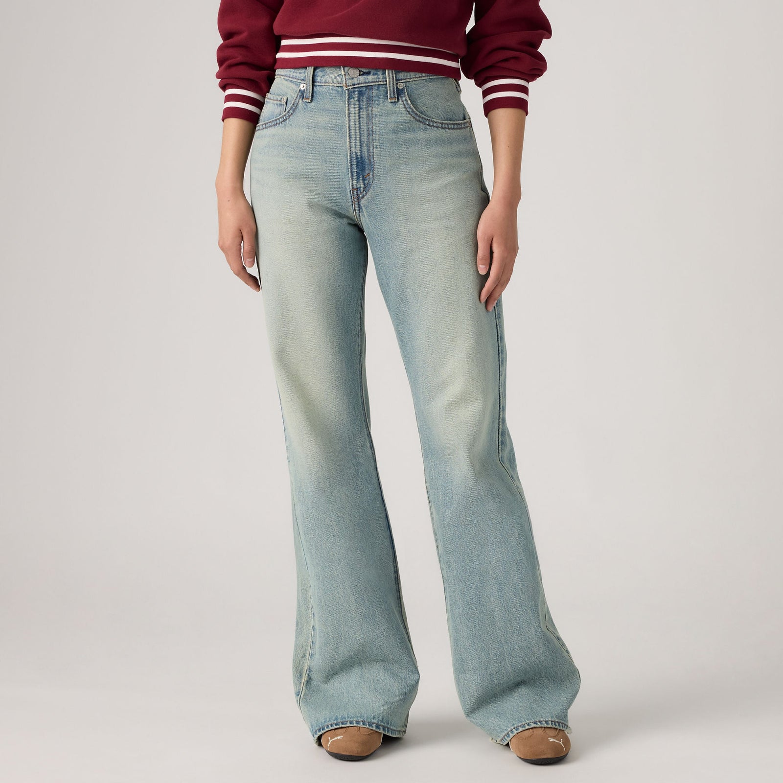Main 5 - Levi's® Women's Cinch Flare Jeans - 0081R0005