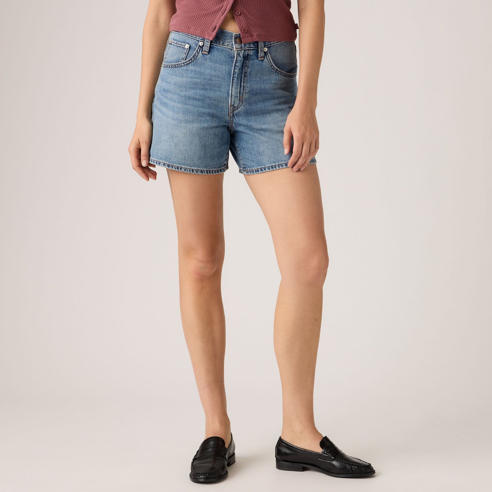 Main 5 - Levi's® Women's Cinch Mid-Thigh Shorts - 003KI0020
