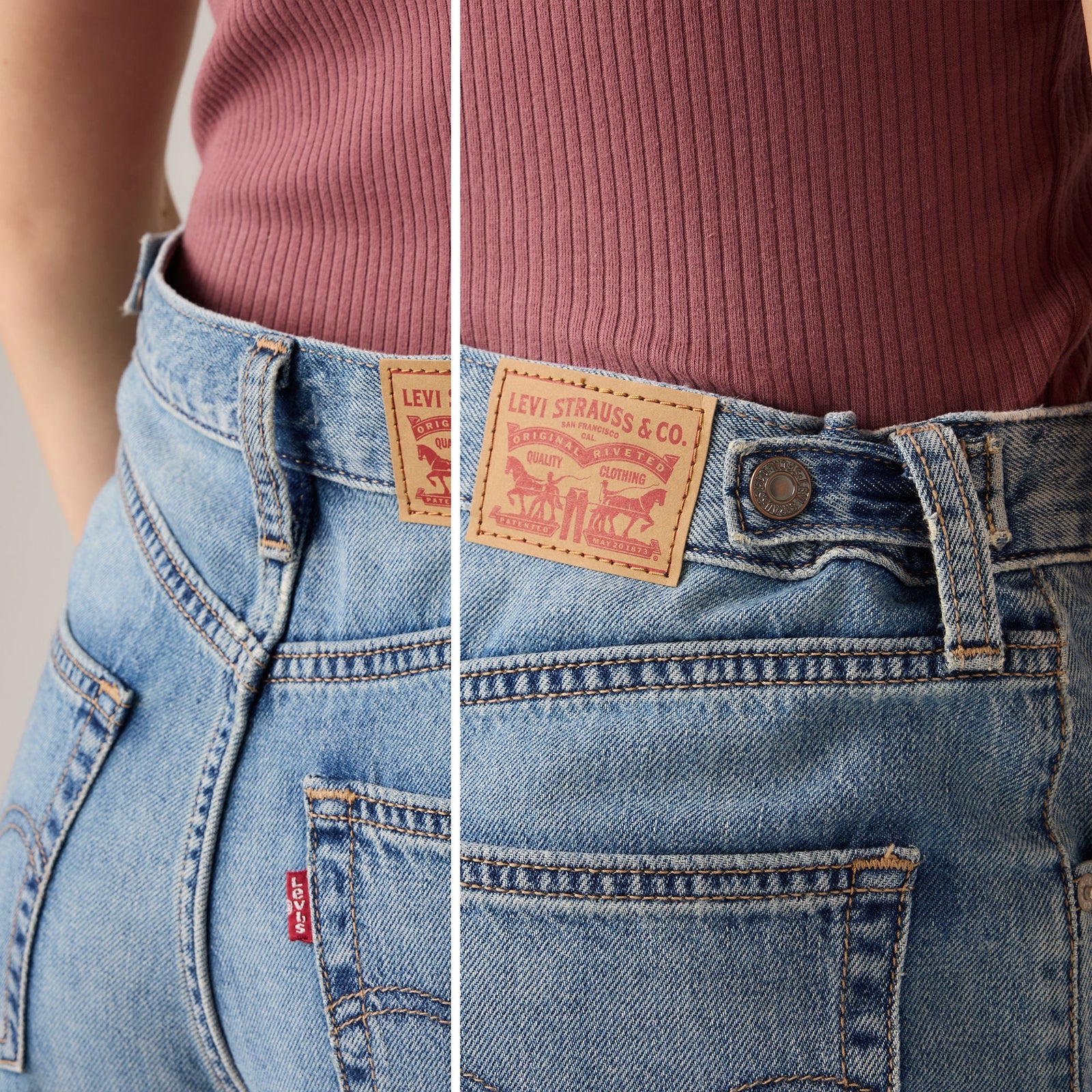 Main 6 - Levi's® Women's Cinch Mid-Thigh Shorts - 003KI0020