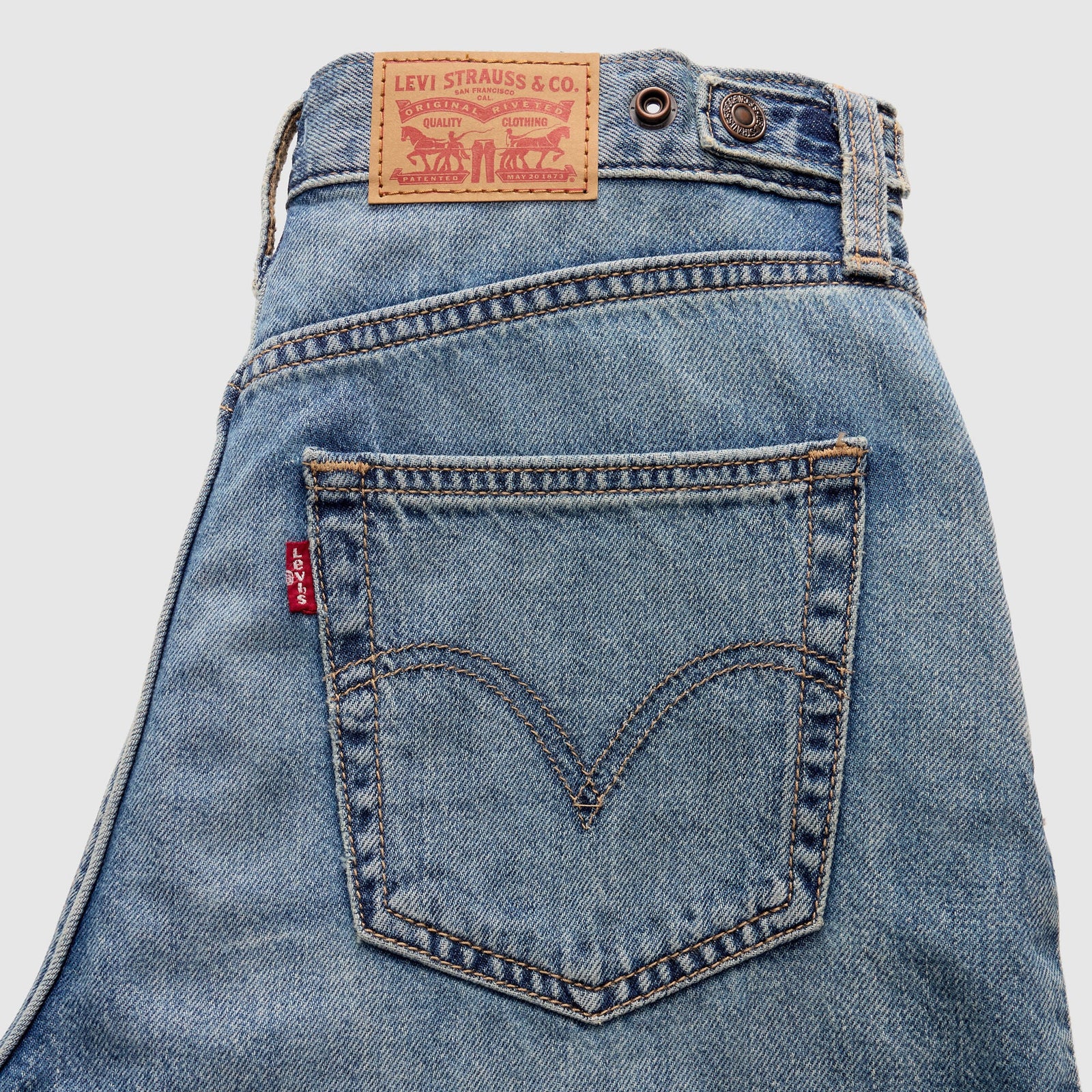 Main 9 - Levi's® Women's Cinch Mid-Thigh Shorts - 003KI0020