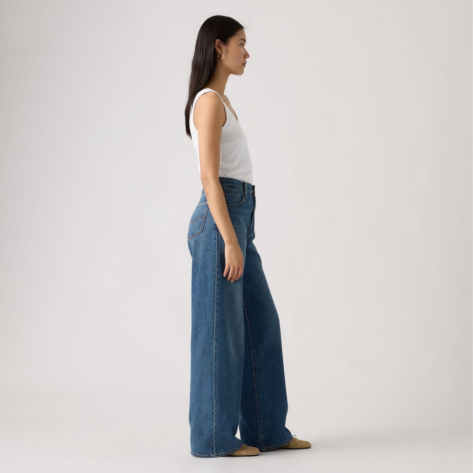 Main 3 - Levi's® Women's Cinch Wide-Leg Jeans - 0073B0001