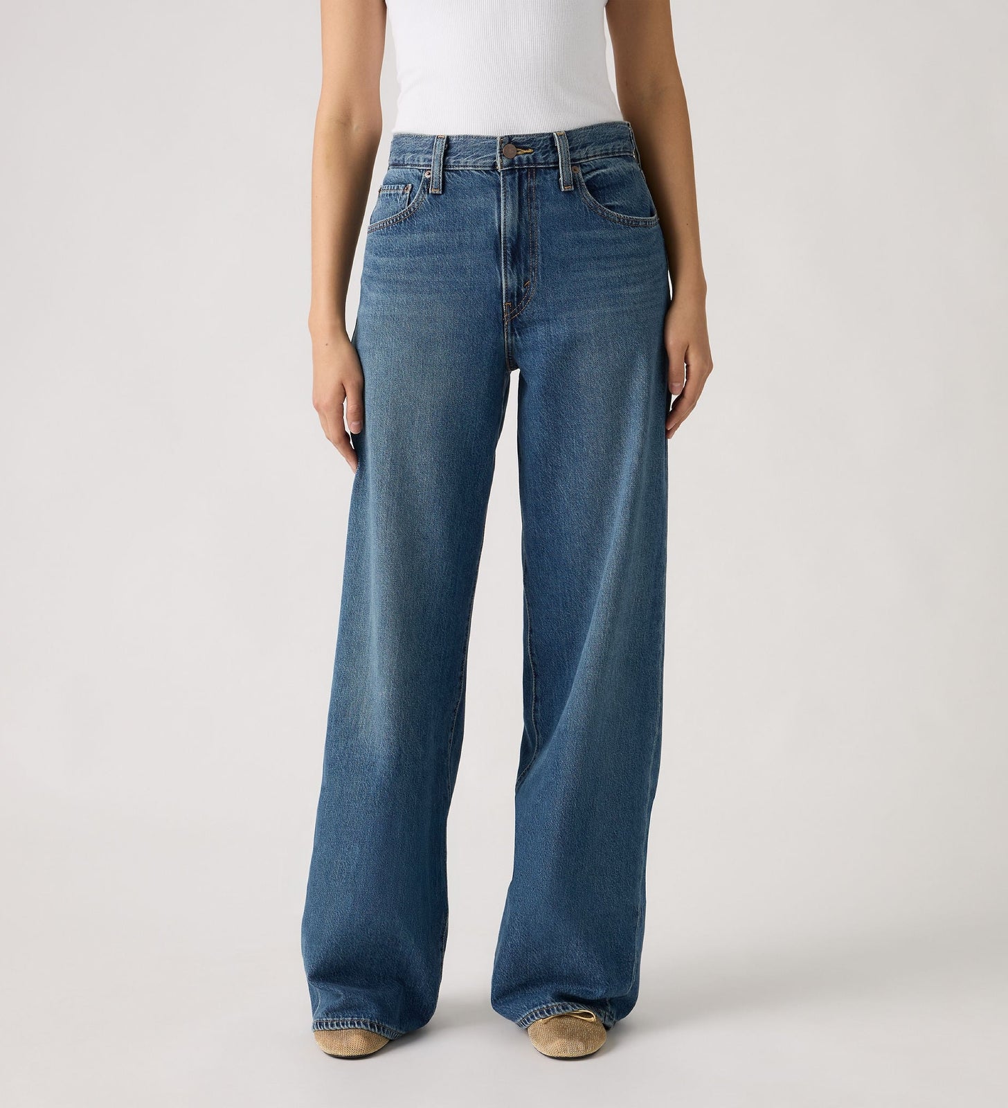 Main 4 - Levi's® Women's Cinch Wide-Leg Jeans - 0073B0001